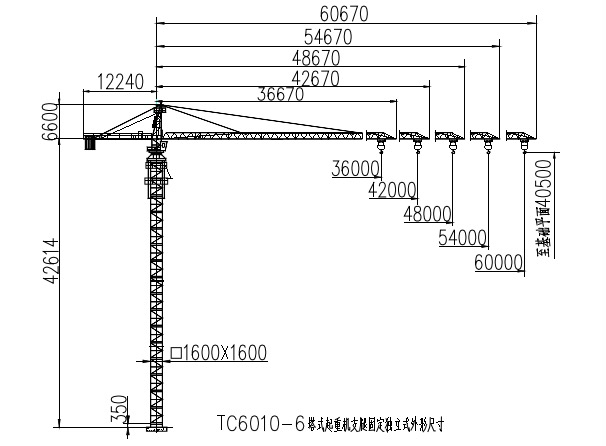 TC6010-6塔式起重機(jī)